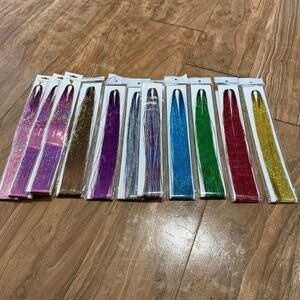 Colorful Tinsel Hair Extensions